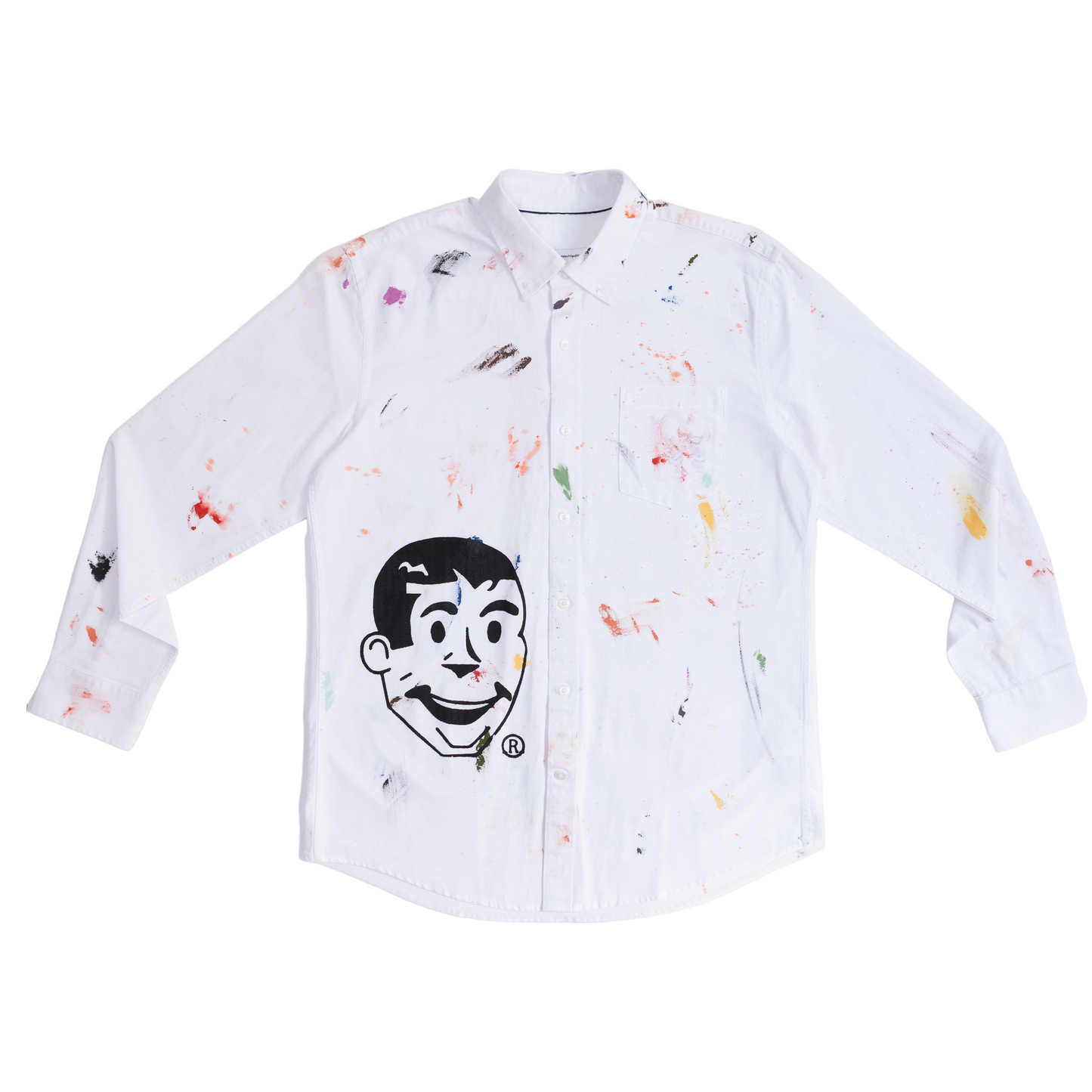 Hand Painted Button Down