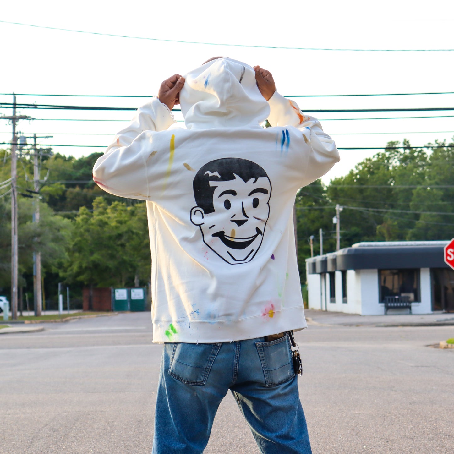 Distressed Painters Hoodie