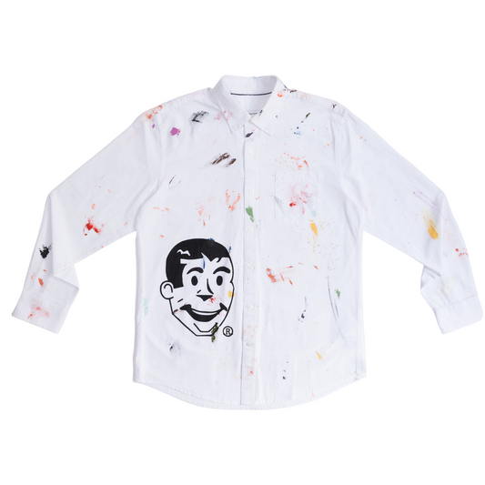 Hand Painted Button Down