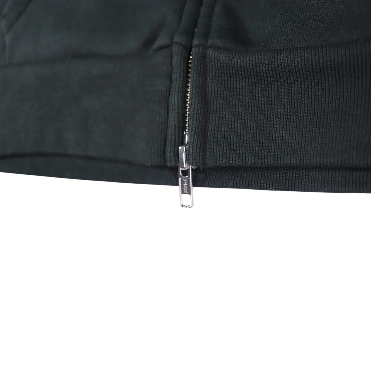 Full Zip Body Bag Crop Hoodie
