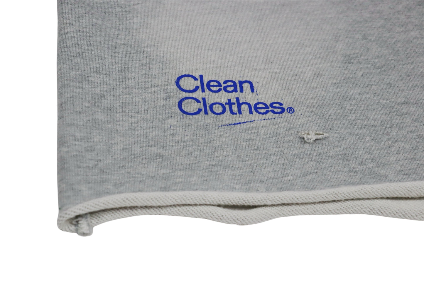 Distressed Crop Crewneck